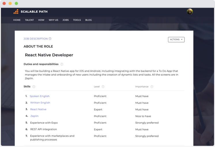 Job Description Generator Scalable Path